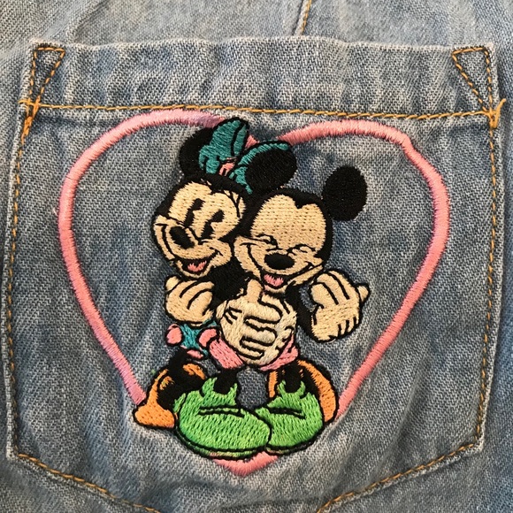 MICKEY & CO vintage jean button down shirt - Picture 4 of 7